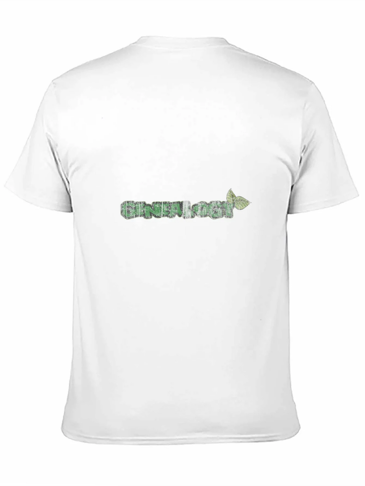 Genealogy T-Shirt - Green Leaf Design product image 2