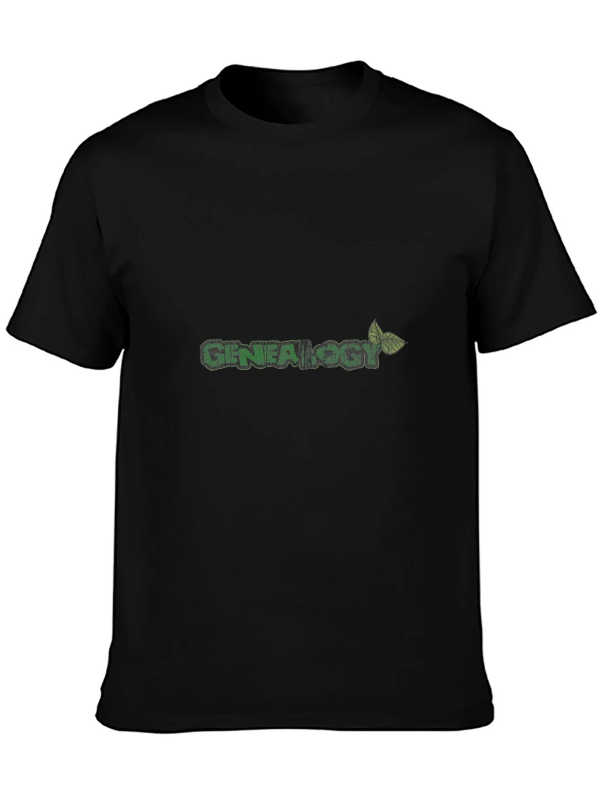 Genealogy T-Shirt - Green Leaf Design product image 6