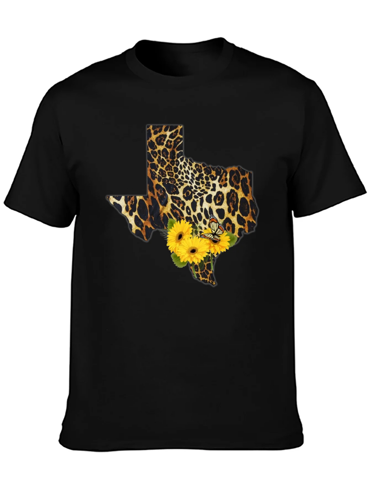 Texas Leopard Print Sunflower Tee product image 6