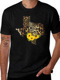 Texas Leopard Print Sunflower Tee product image 1