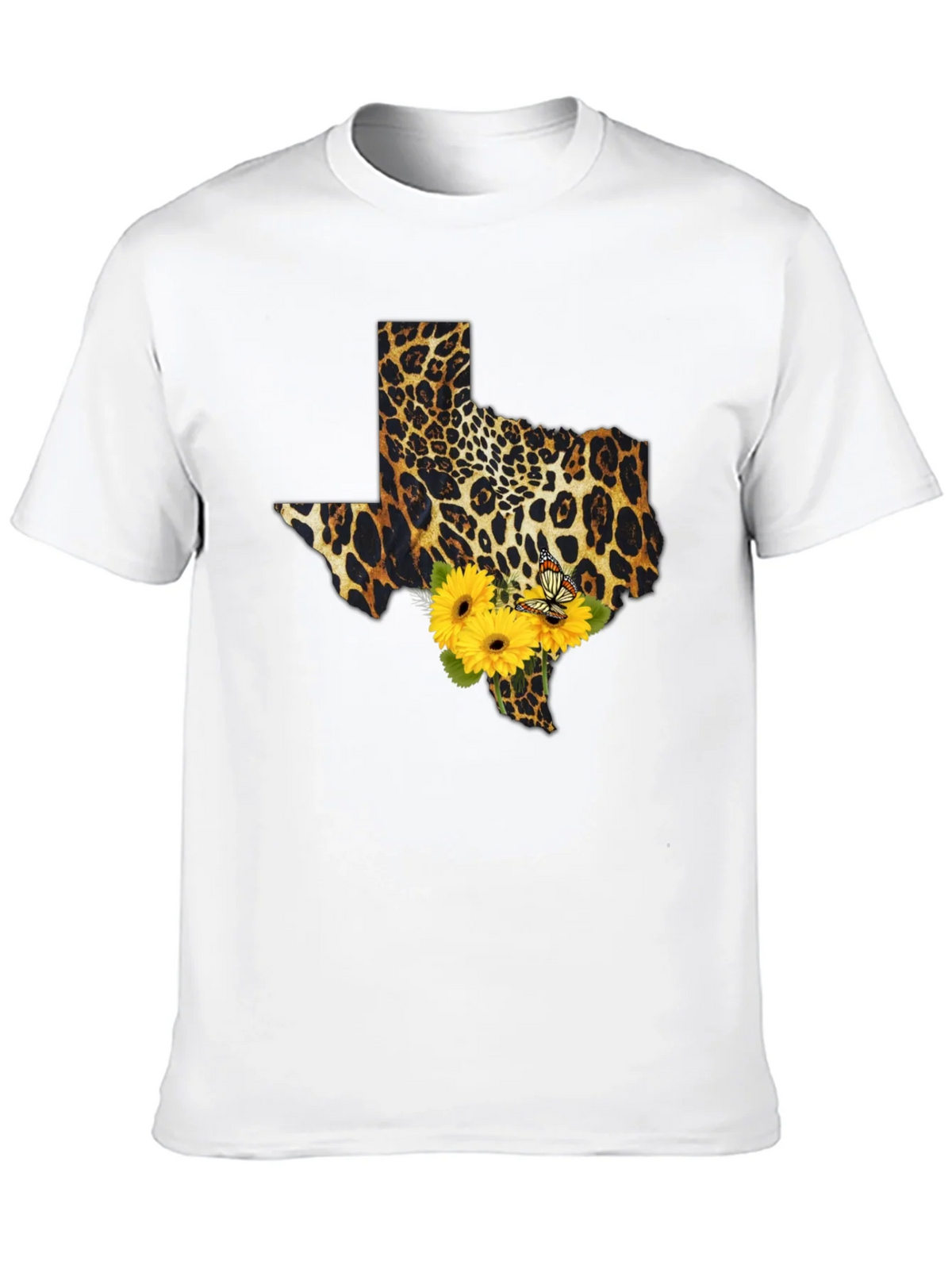 Texas Leopard Print Sunflower Tee product image 12