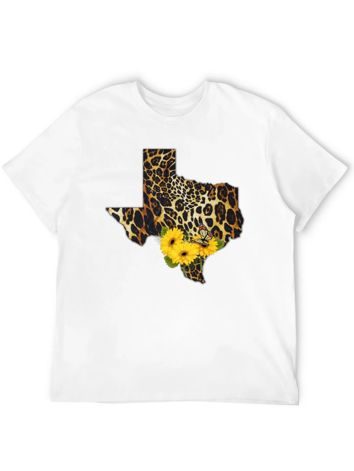Texas Leopard Print Sunflower Tee product image 3