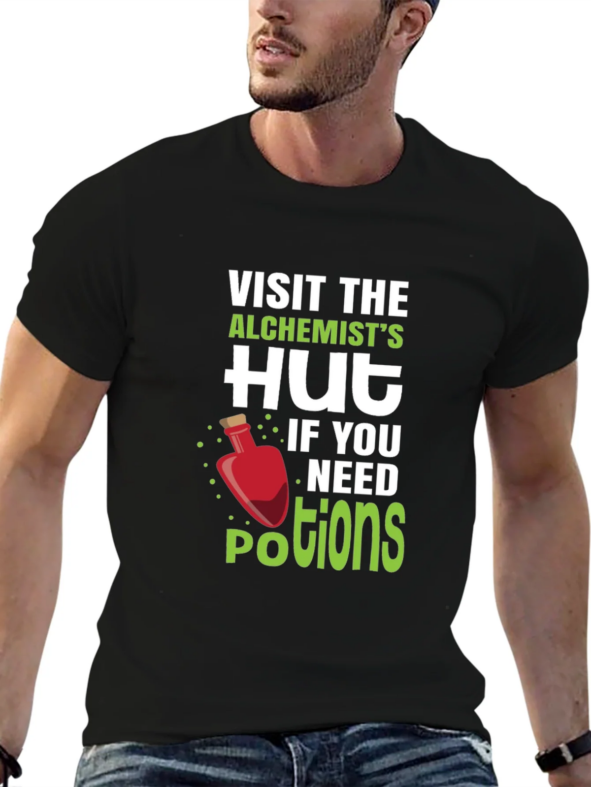 Alchemist Hut Potion T-Shirt product image 9