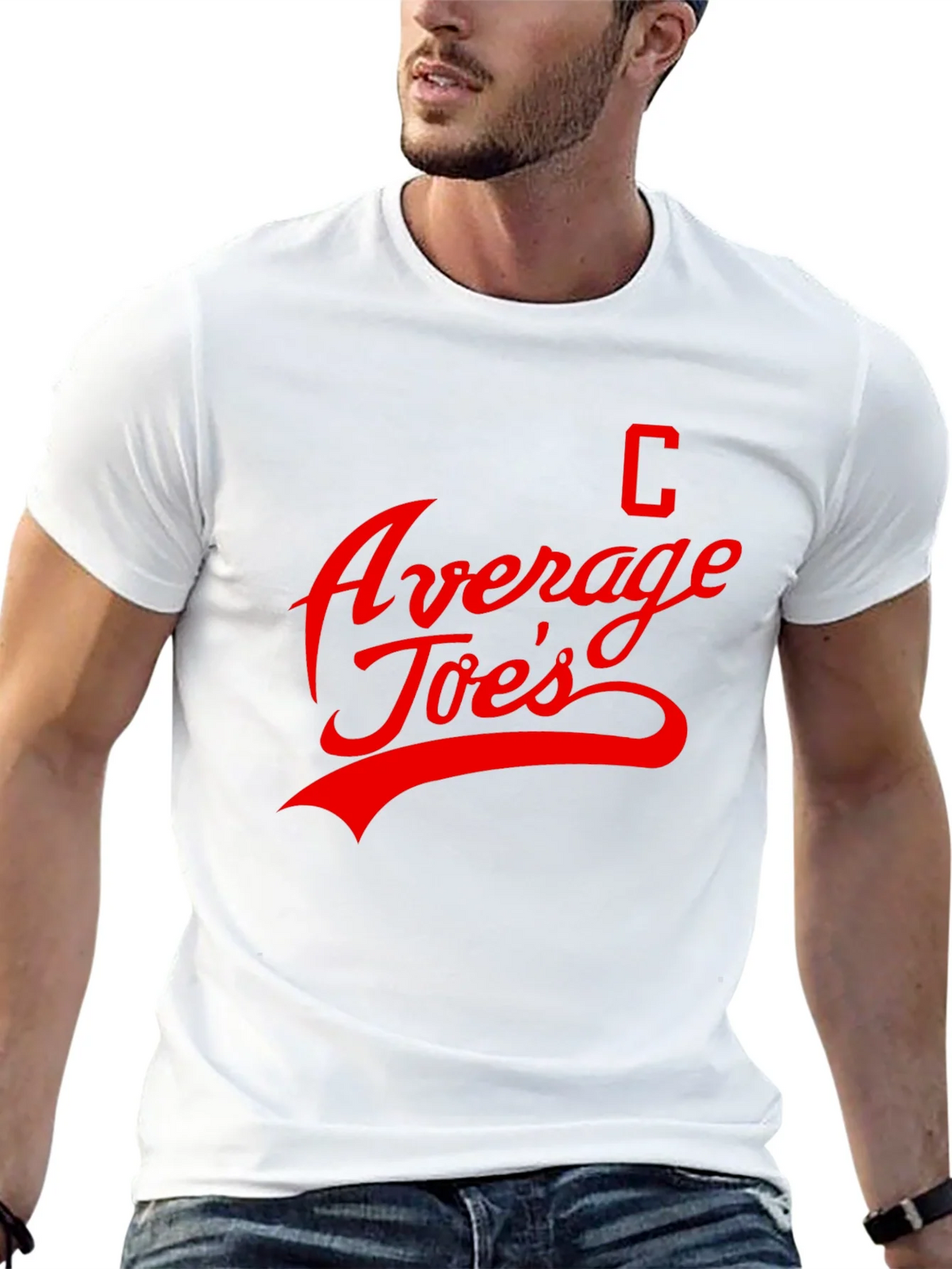 Average Joes T-Shirt - Red Graphic Print product image 4