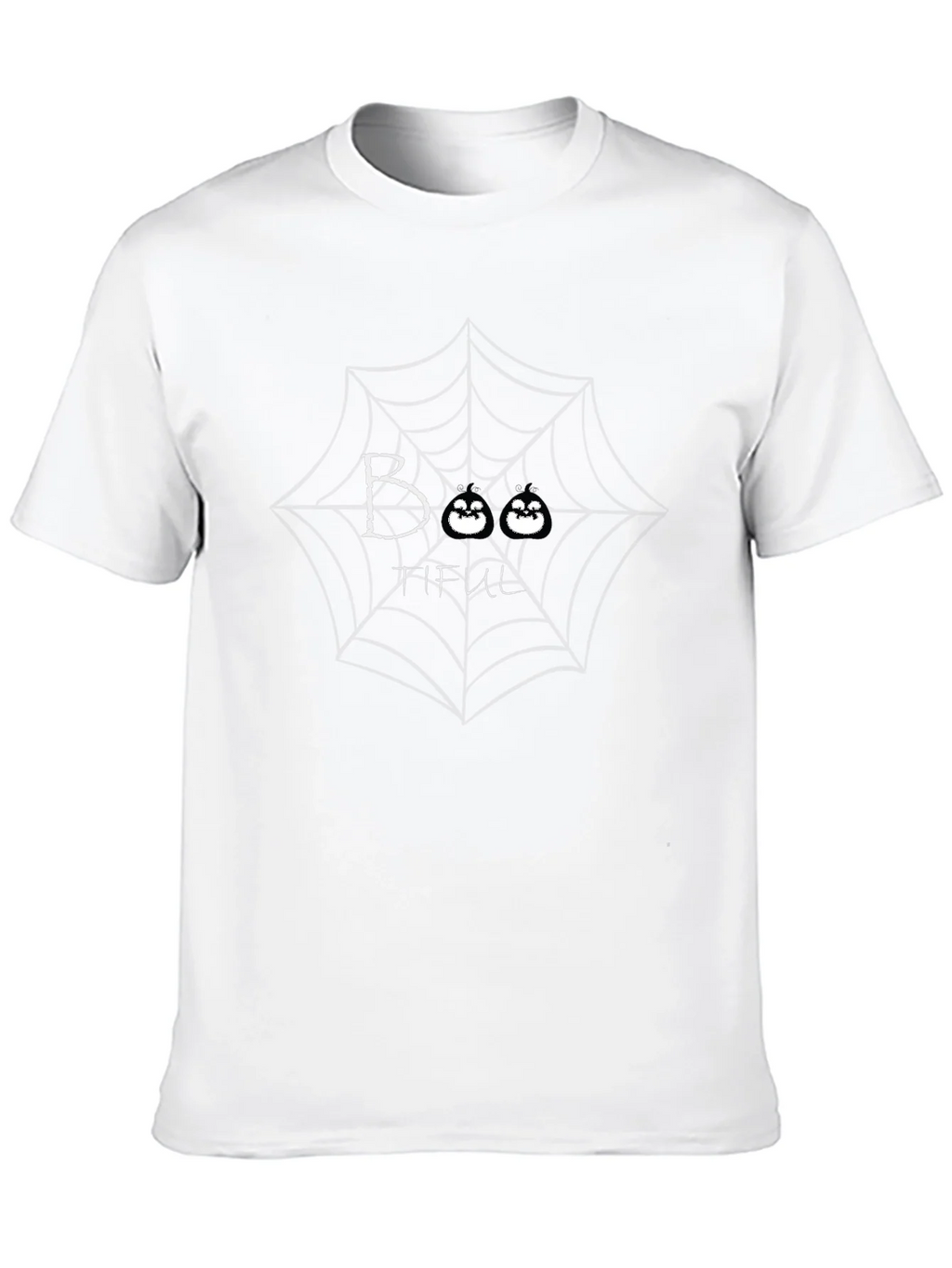 Boo-tiful Halloween T-Shirt with Spider Web Design product image 12