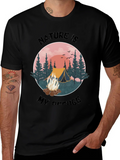 Nature Is My Refuge Camping Graphic Tee product image 1