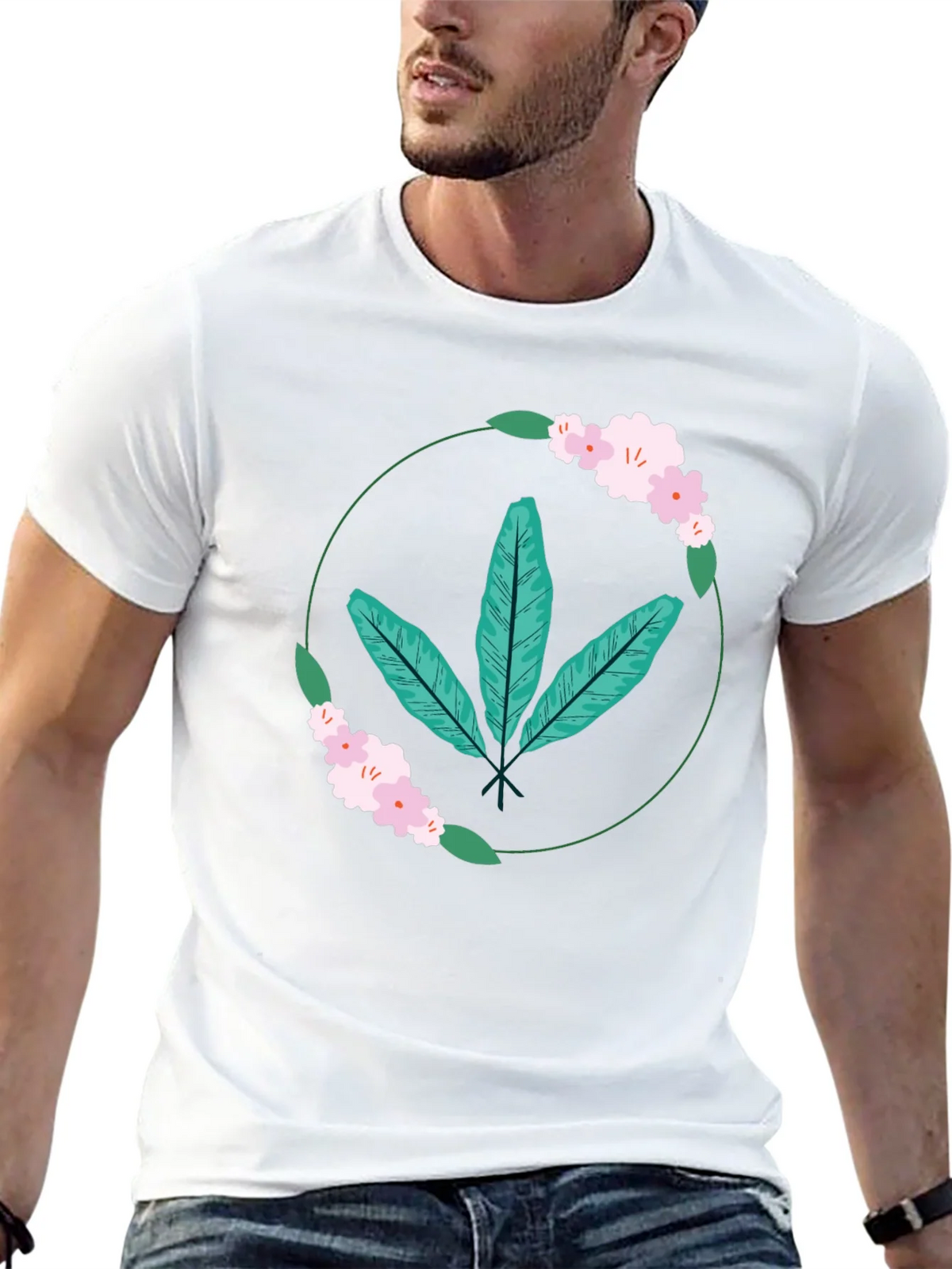Botanical Print Tee - Casual Comfort product image 4