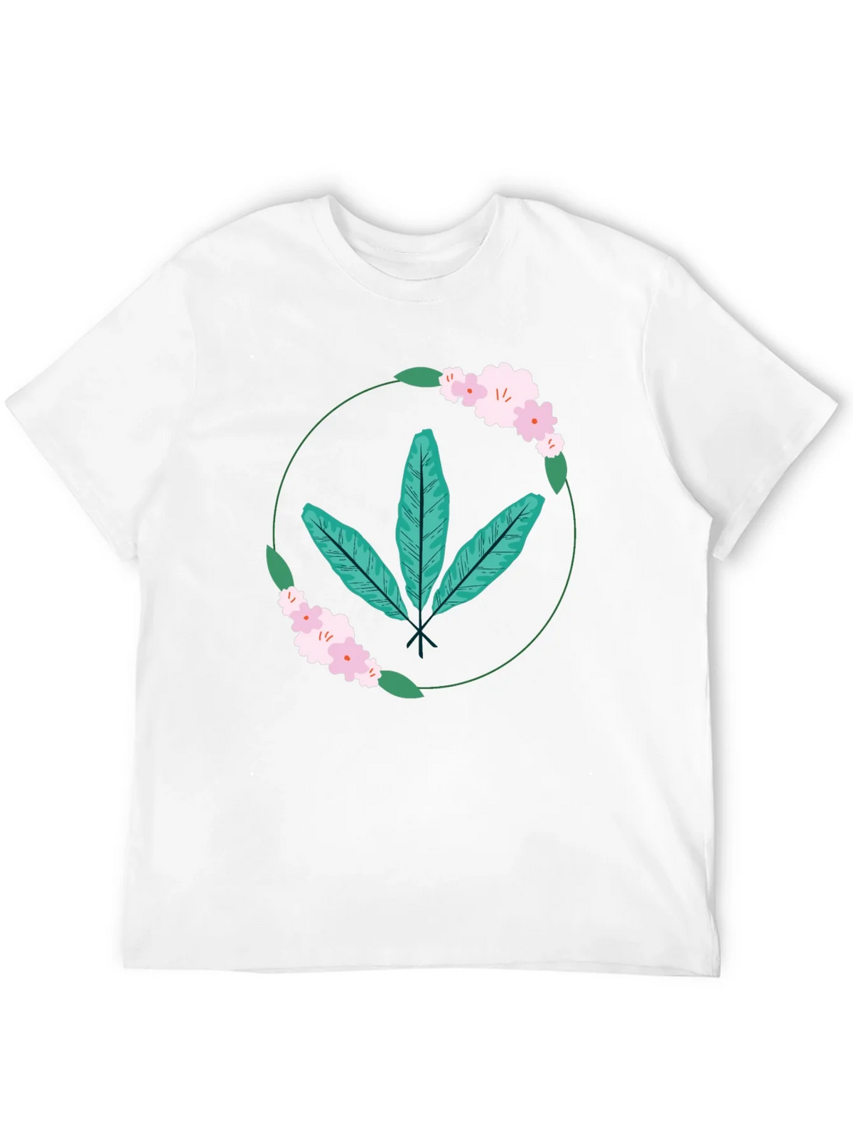 Botanical Print Tee - Casual Comfort product image 3