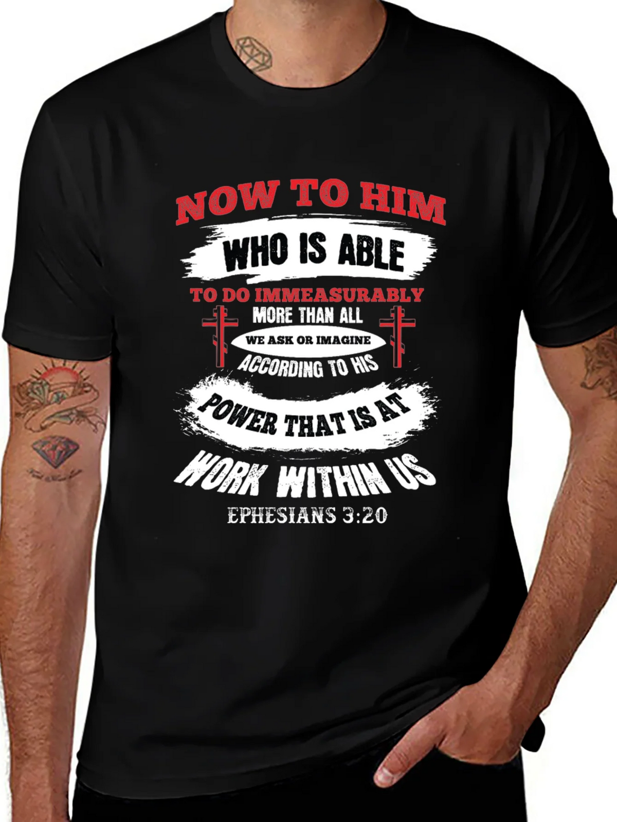 Ephesians 3:20 Christian T-Shirt product image 1