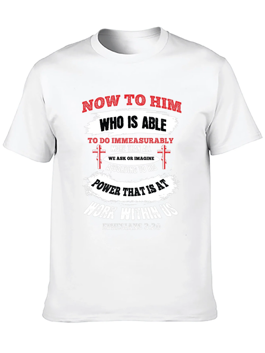 Ephesians 3:20 Christian T-Shirt product image 12
