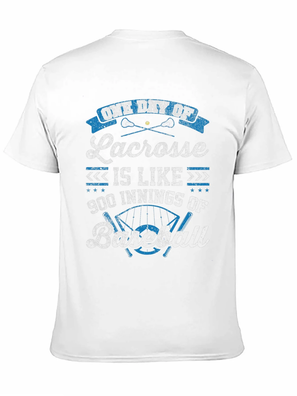 Lacrosse vs Baseball Graphic T-Shirt product image 2