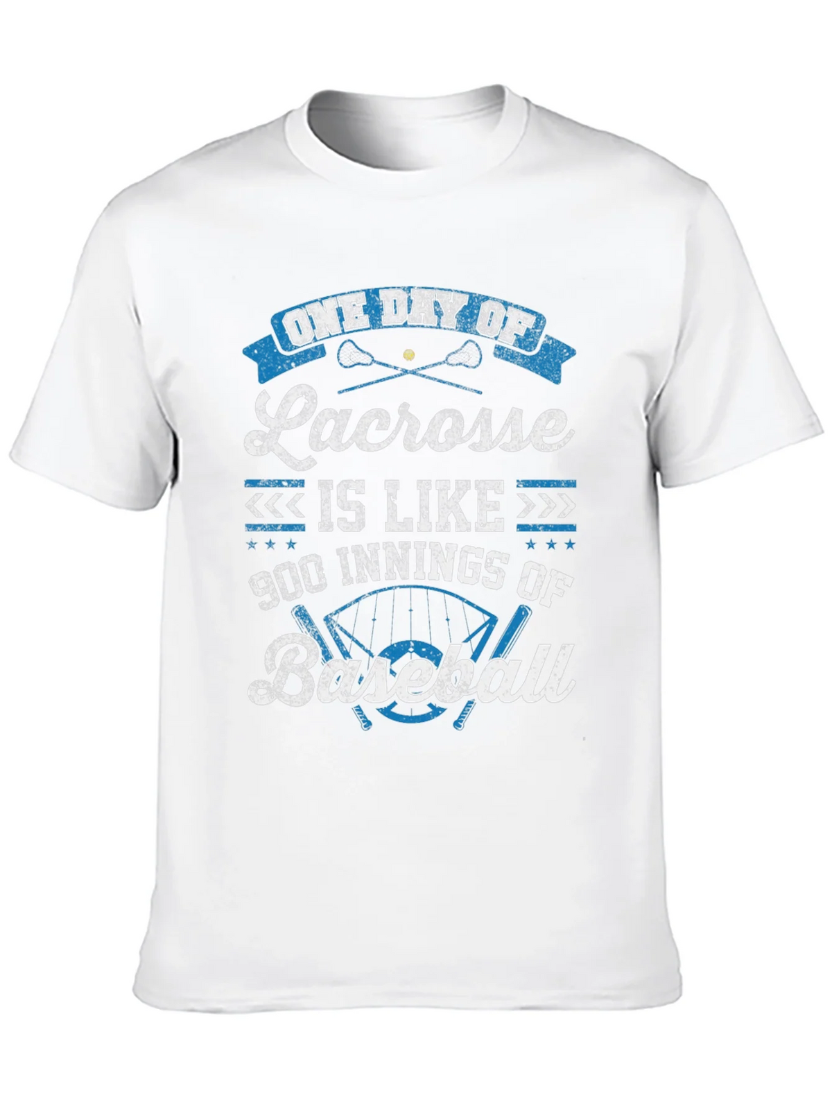 Lacrosse vs Baseball Graphic T-Shirt product image 12