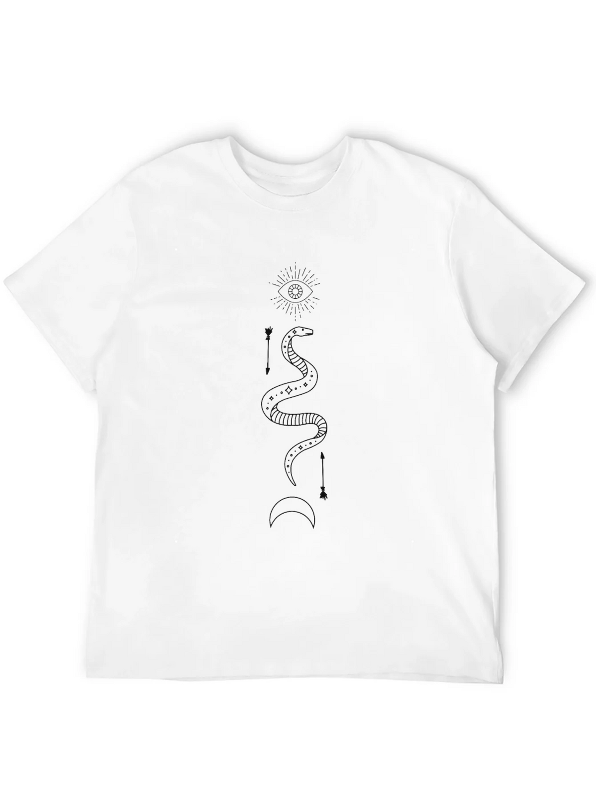 Mystic Snake Graphic Black Tee product image 3