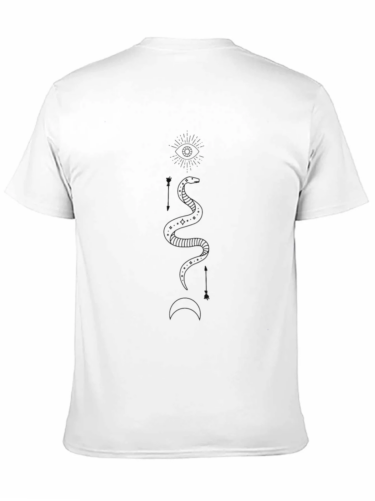 Mystic Snake Graphic Black Tee product image 2