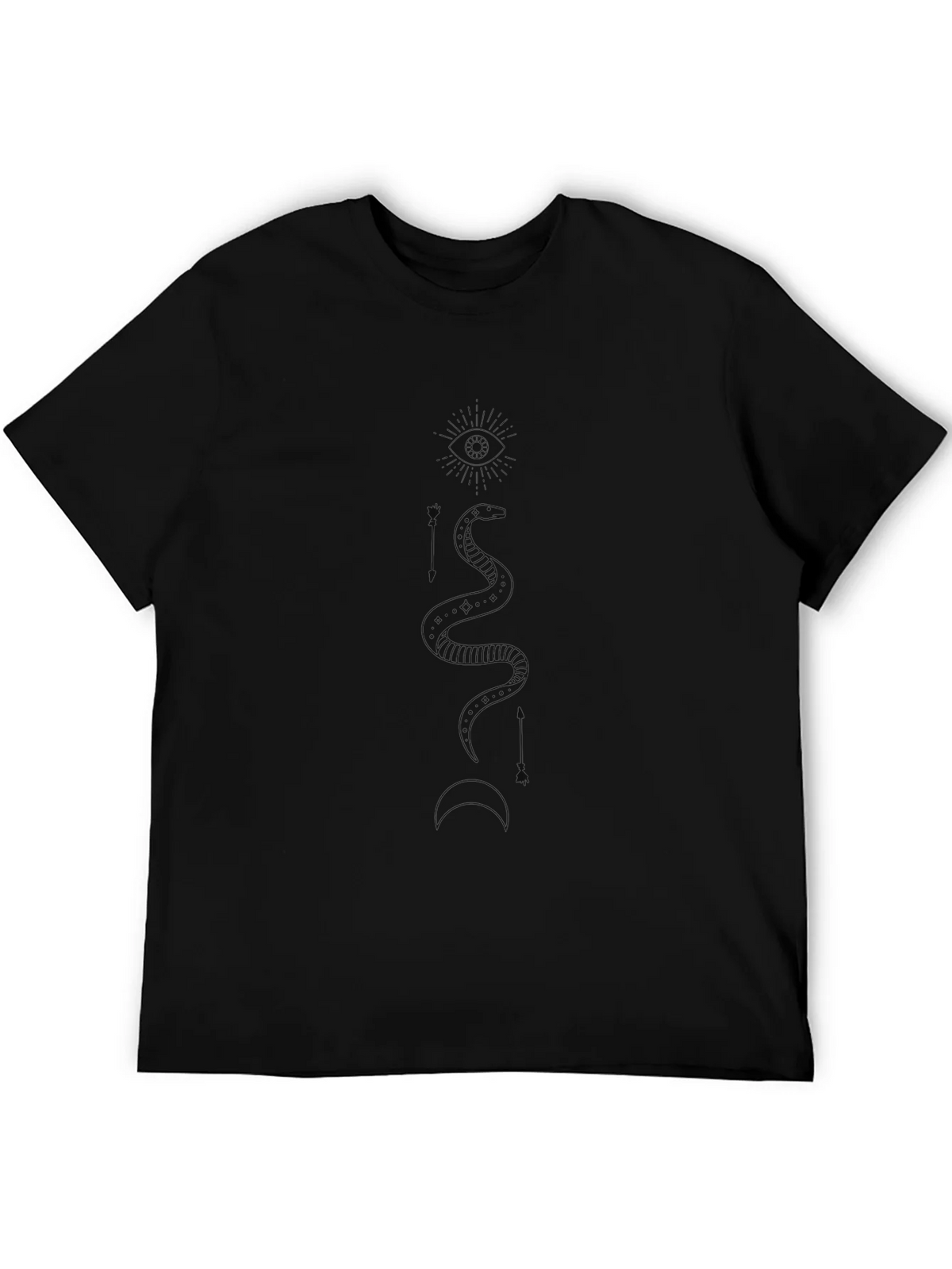 Mystic Snake Graphic Black Tee product image 8