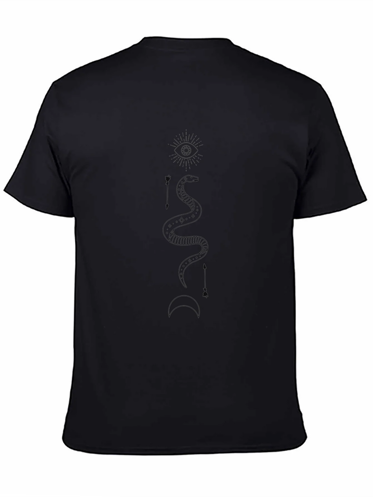 Mystic Snake Graphic Black Tee product image 7