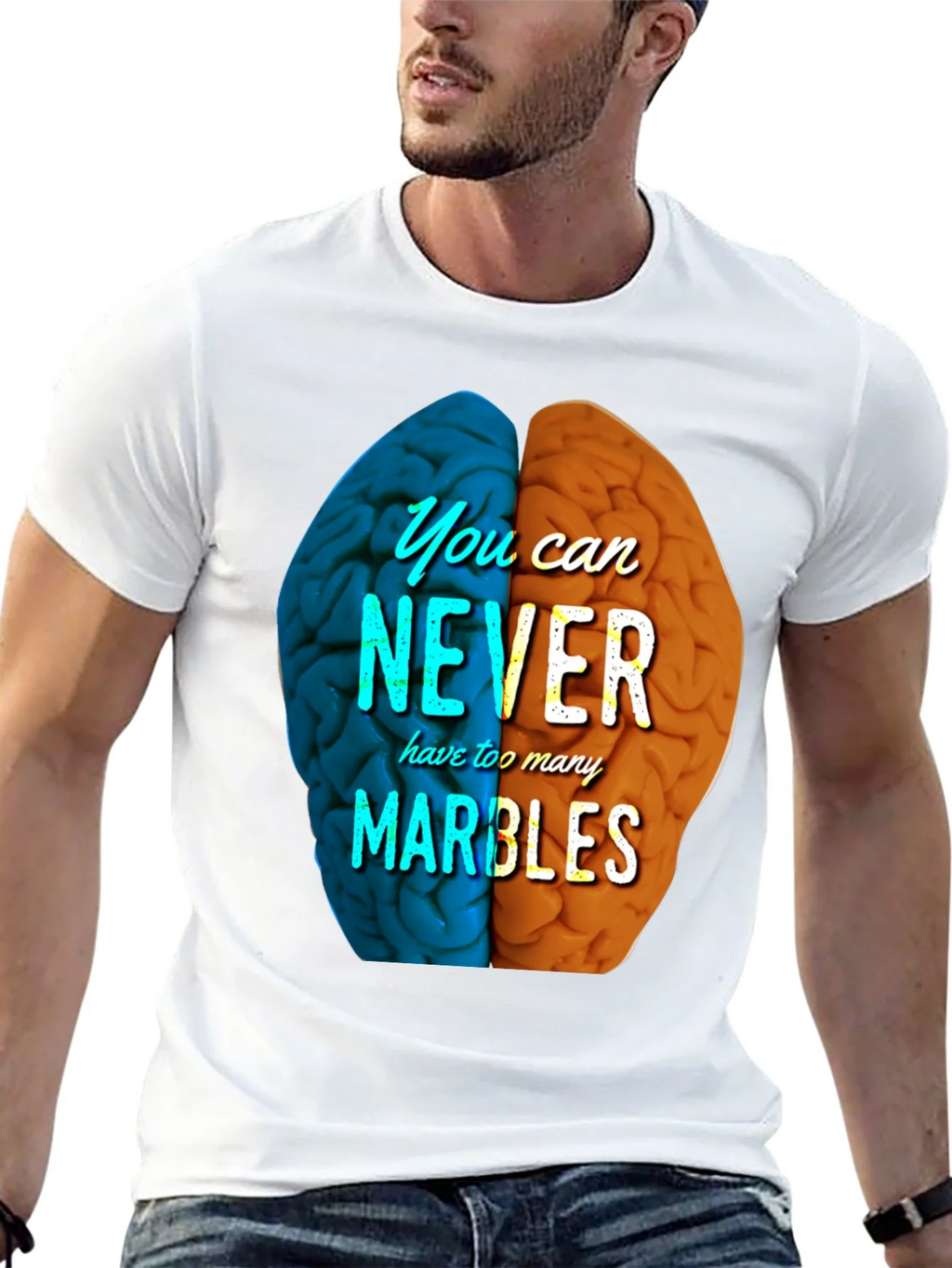 Brain Marbles Graphic Tee - You Can Never Have Too Many product image 4