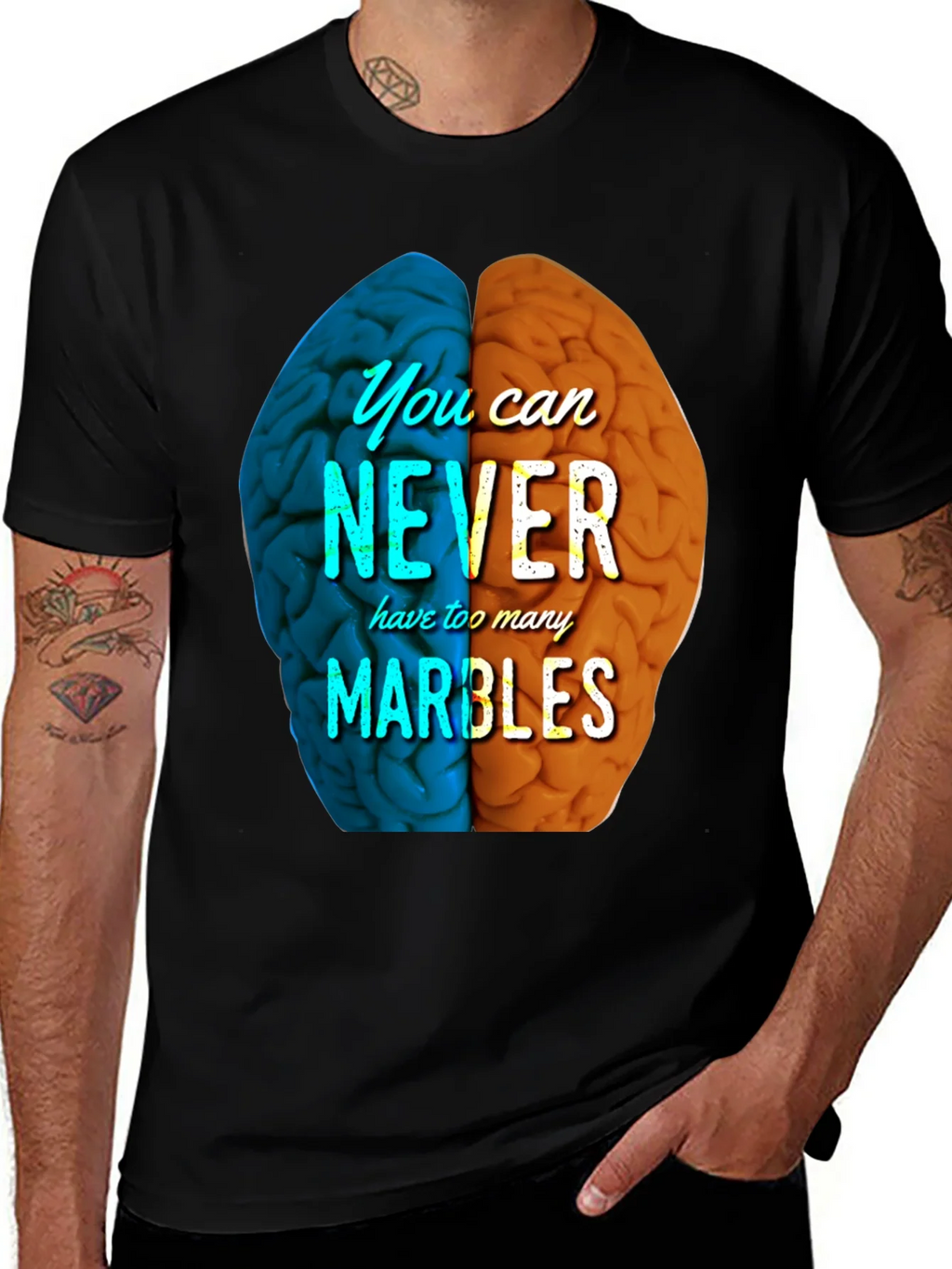 Brain Marbles Graphic Tee - You Can Never Have Too Many product image 1