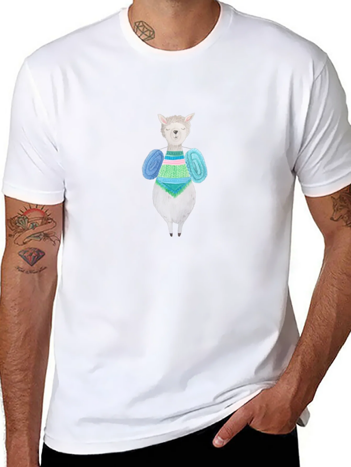 Knitting Alpaca T-Shirt - Unique Design product image 10
