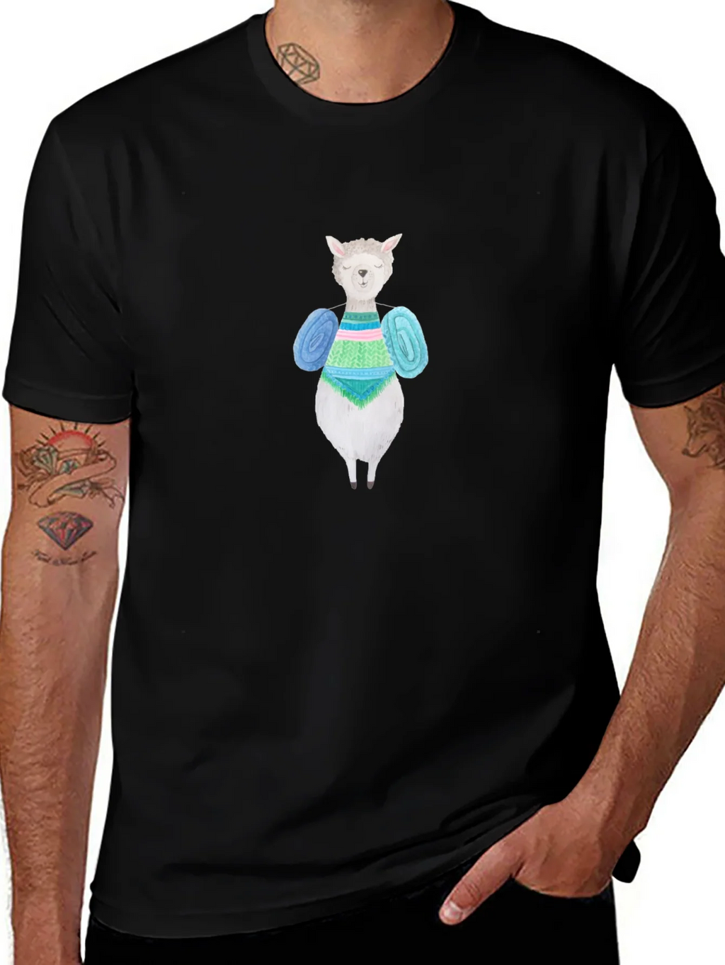 Knitting Alpaca T-Shirt - Unique Design product image 1