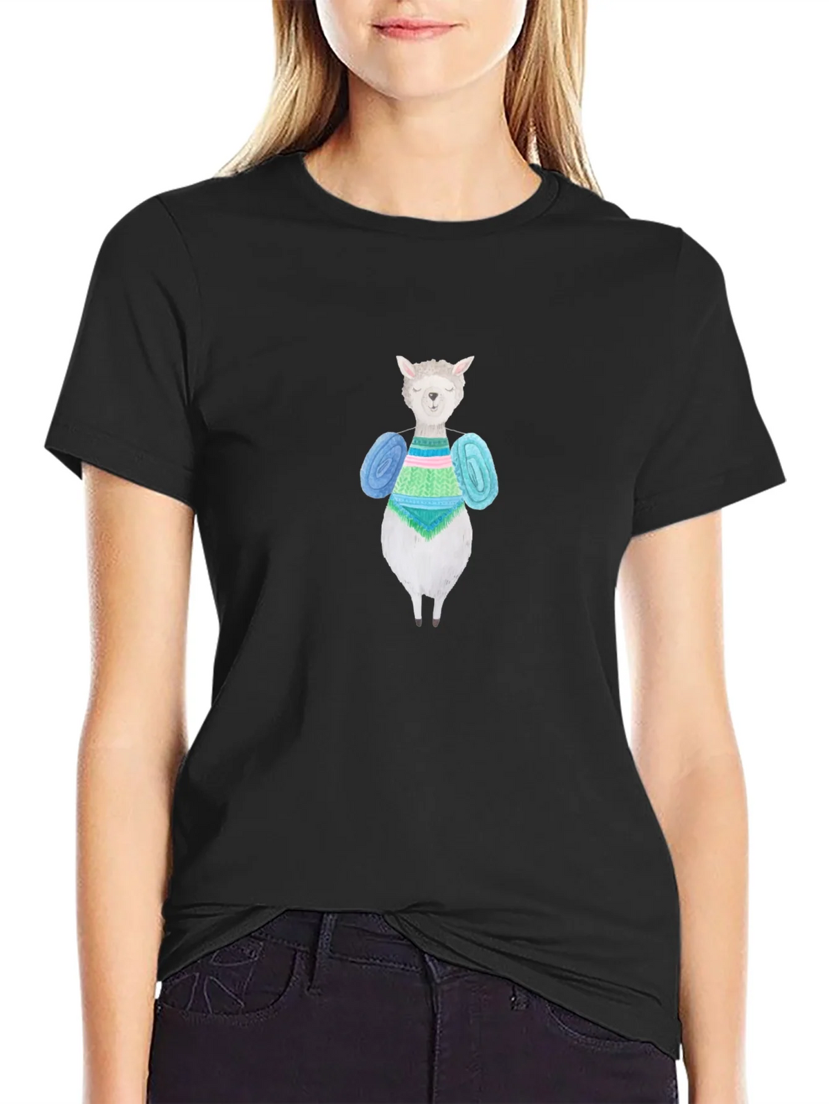 Knitting Alpaca T-Shirt - Unique Design product image 5