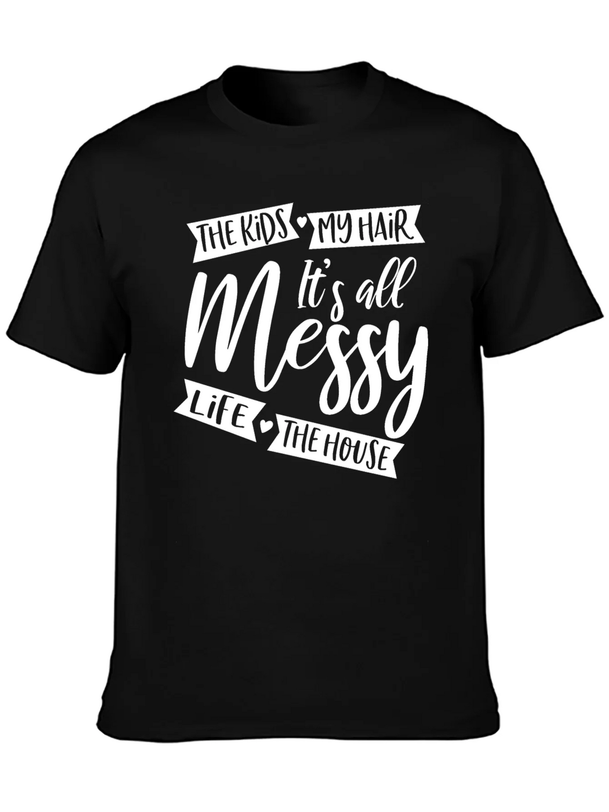 Messy Hair Life Graphic T-Shirt product image 6