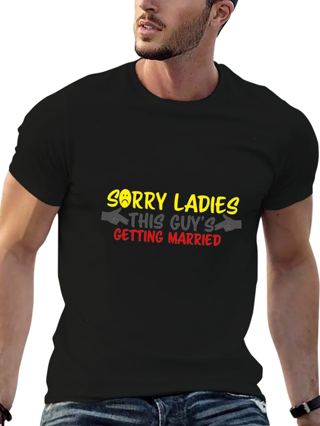 Funny Groom T-Shirt - Sorry Ladies Getting Married product image 9