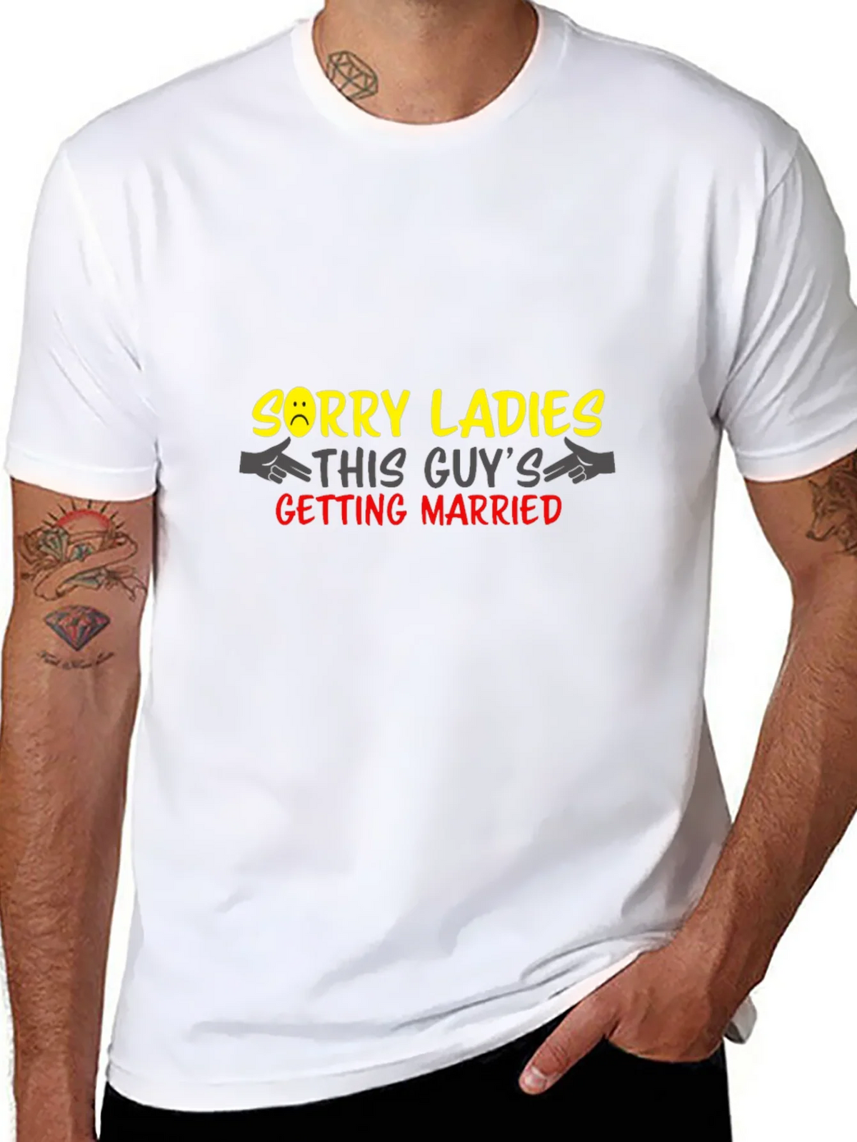 Funny Groom T-Shirt - Sorry Ladies Getting Married product image 10