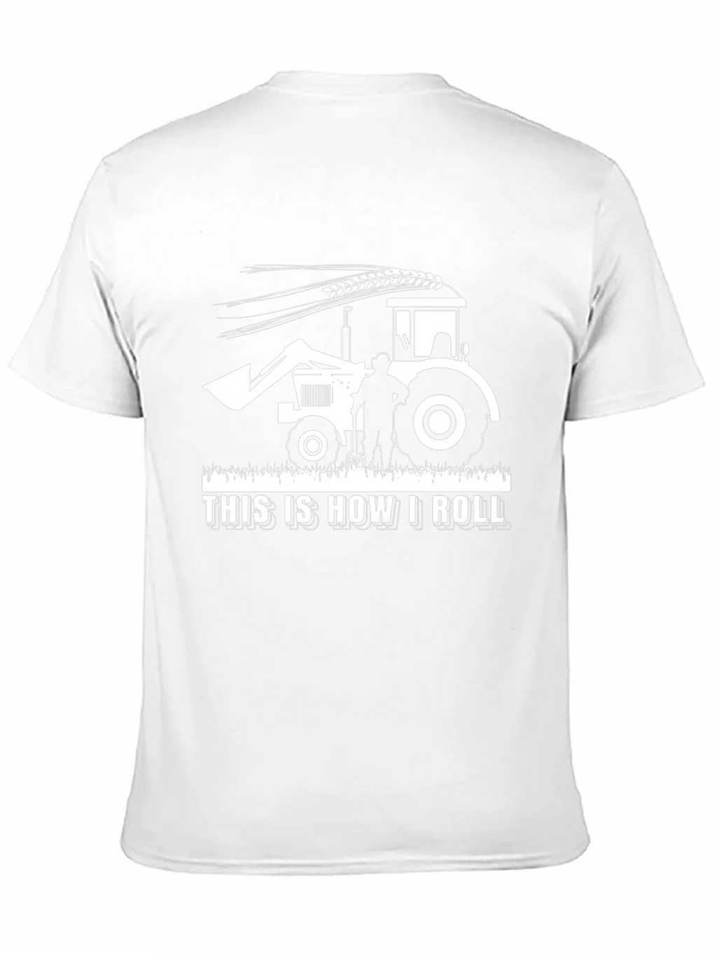 Farmer Tractor Graphic T-Shirt - This is How I Roll product image 2