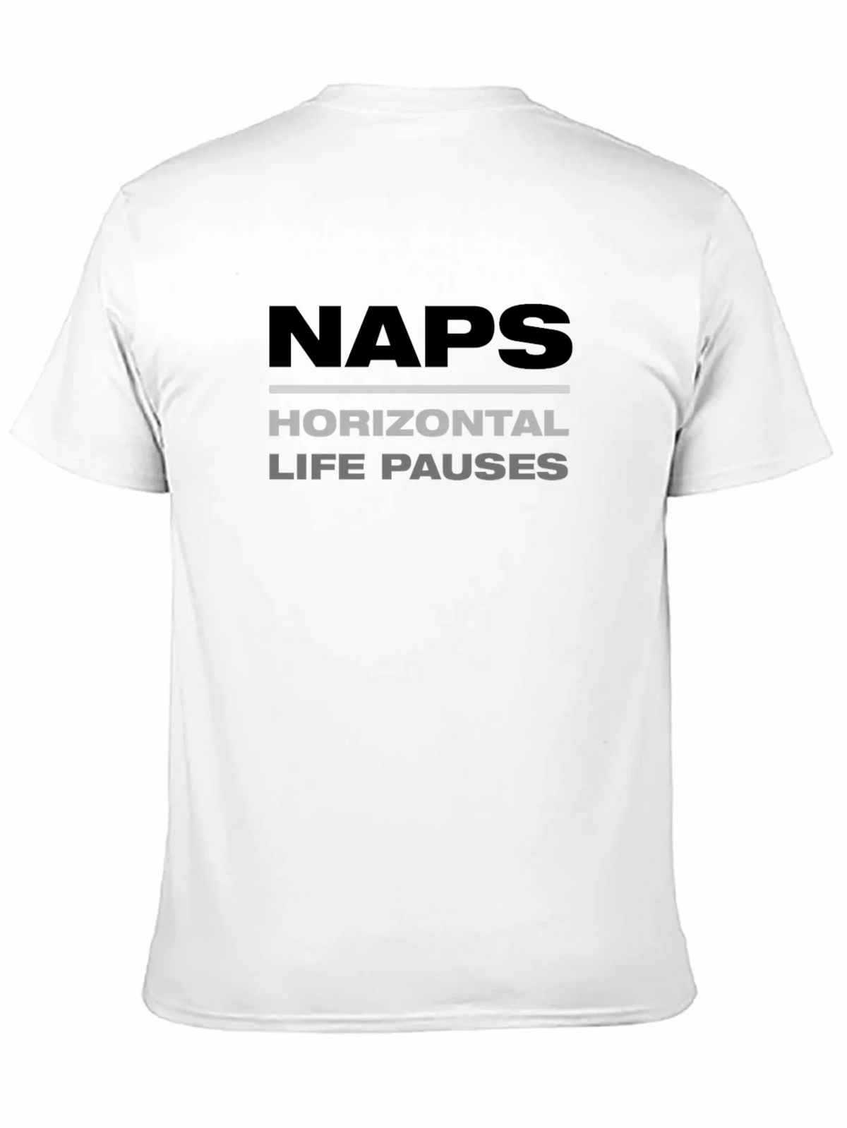 Naps Horizontal Life Pauses Graphic Tee product image 2