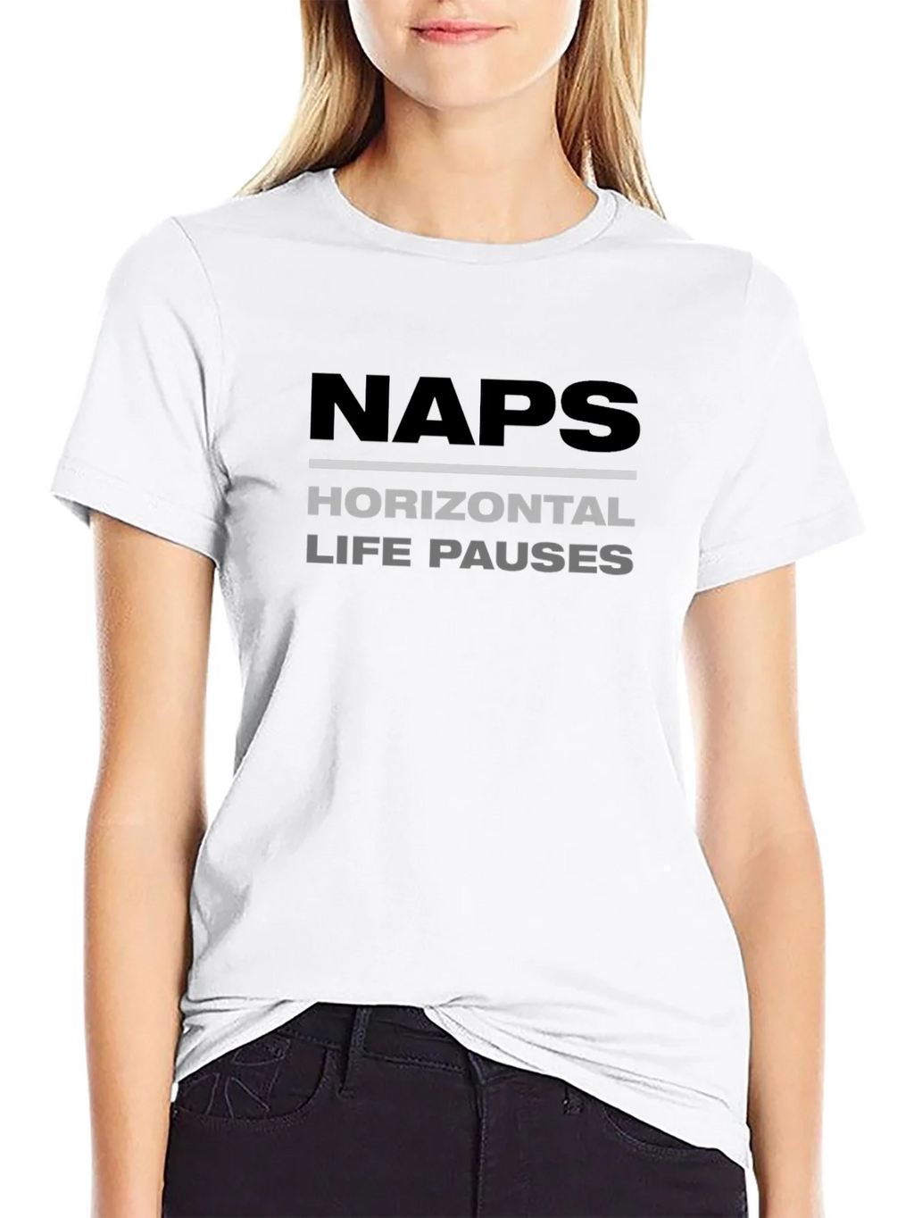 Naps Horizontal Life Pauses Graphic Tee product image 11