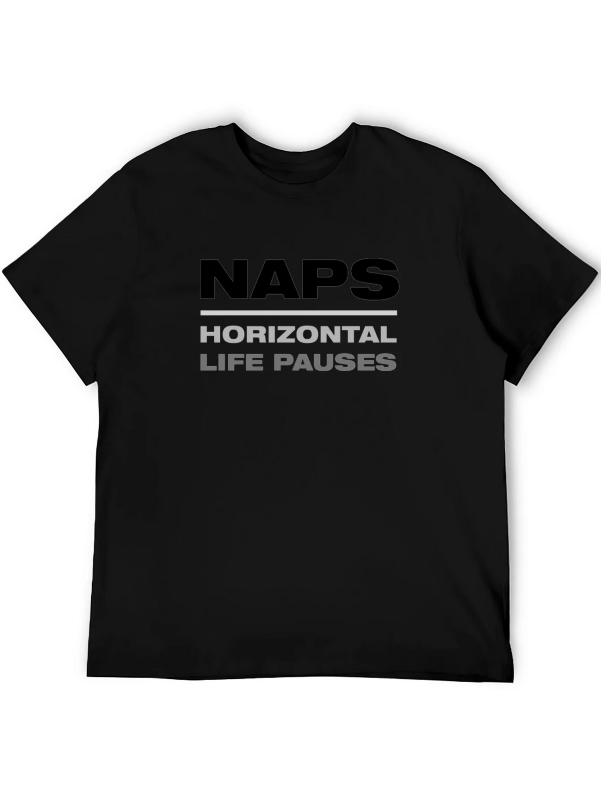 Naps Horizontal Life Pauses Graphic Tee product image 8