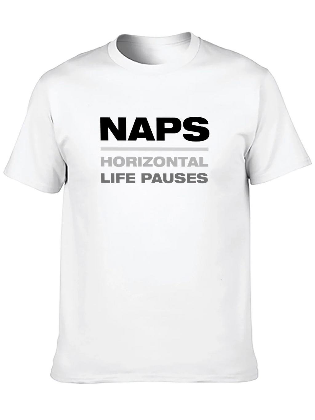 Naps Horizontal Life Pauses Graphic Tee product image 12