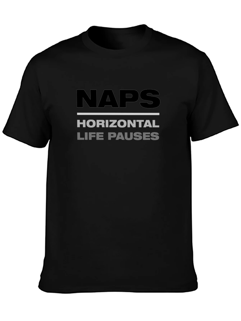 Naps Horizontal Life Pauses Graphic Tee product image 6