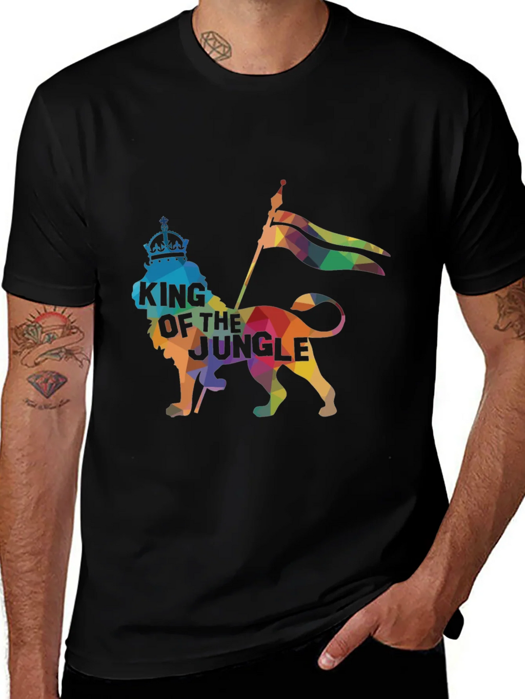 King of the Jungle Graphic Tee - Black product image 1
