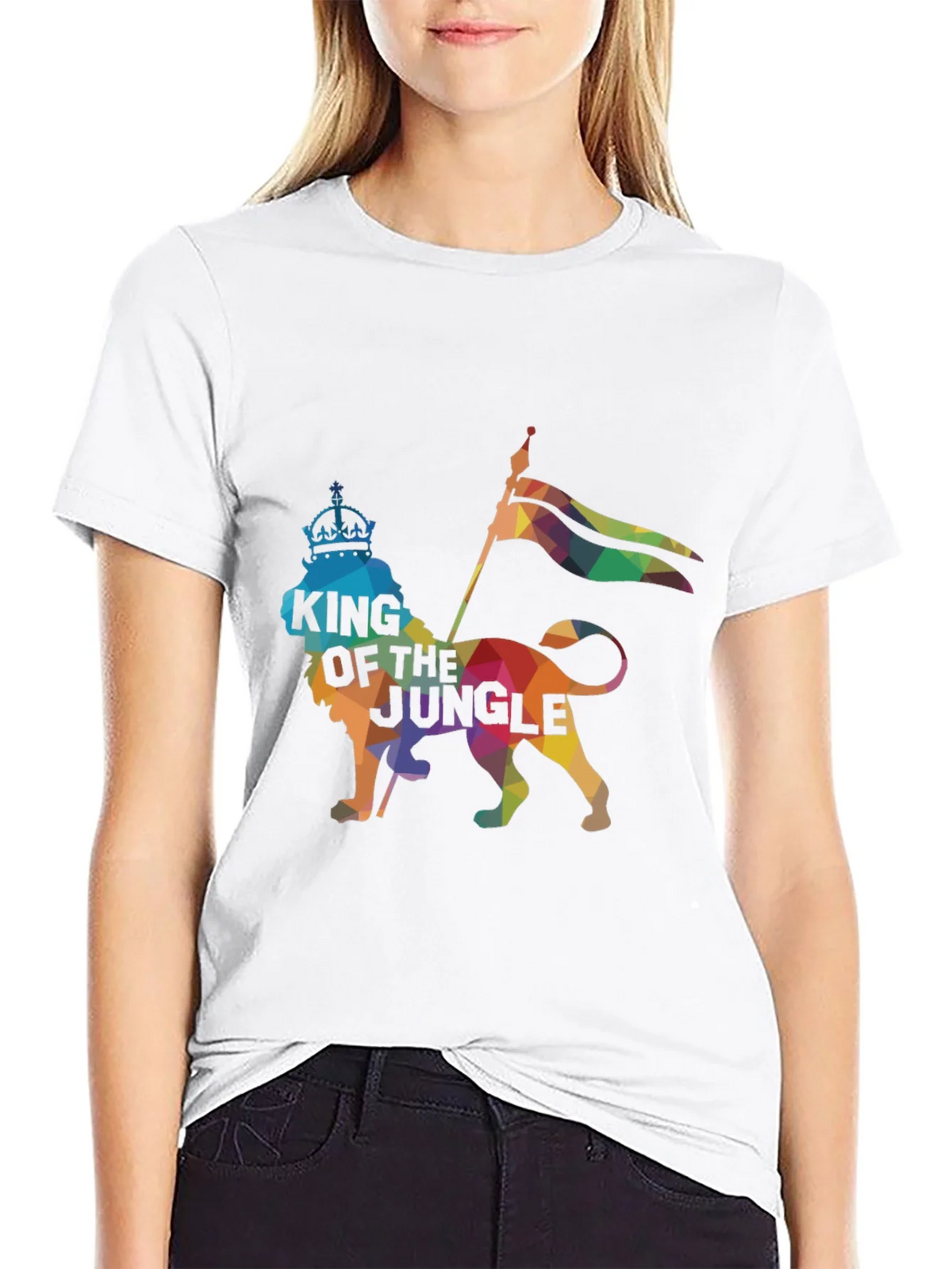 King of the Jungle Graphic Tee - Black product image 11