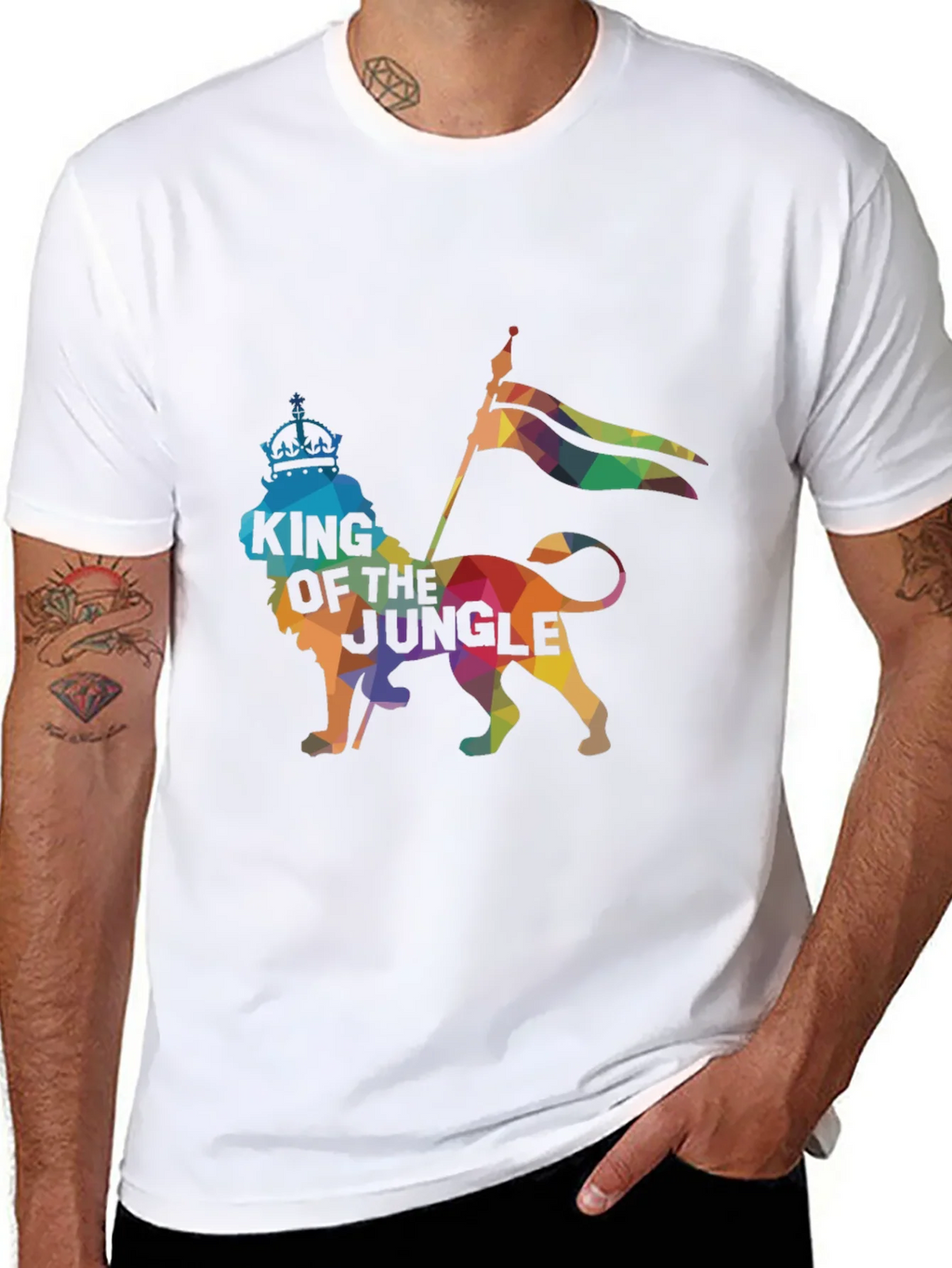 King of the Jungle Graphic Tee - Black product image 10