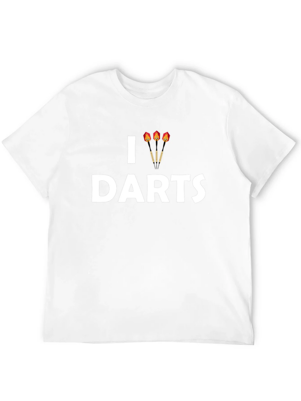 I Dart Darts T-Shirt - Casual Black Tee product image 3