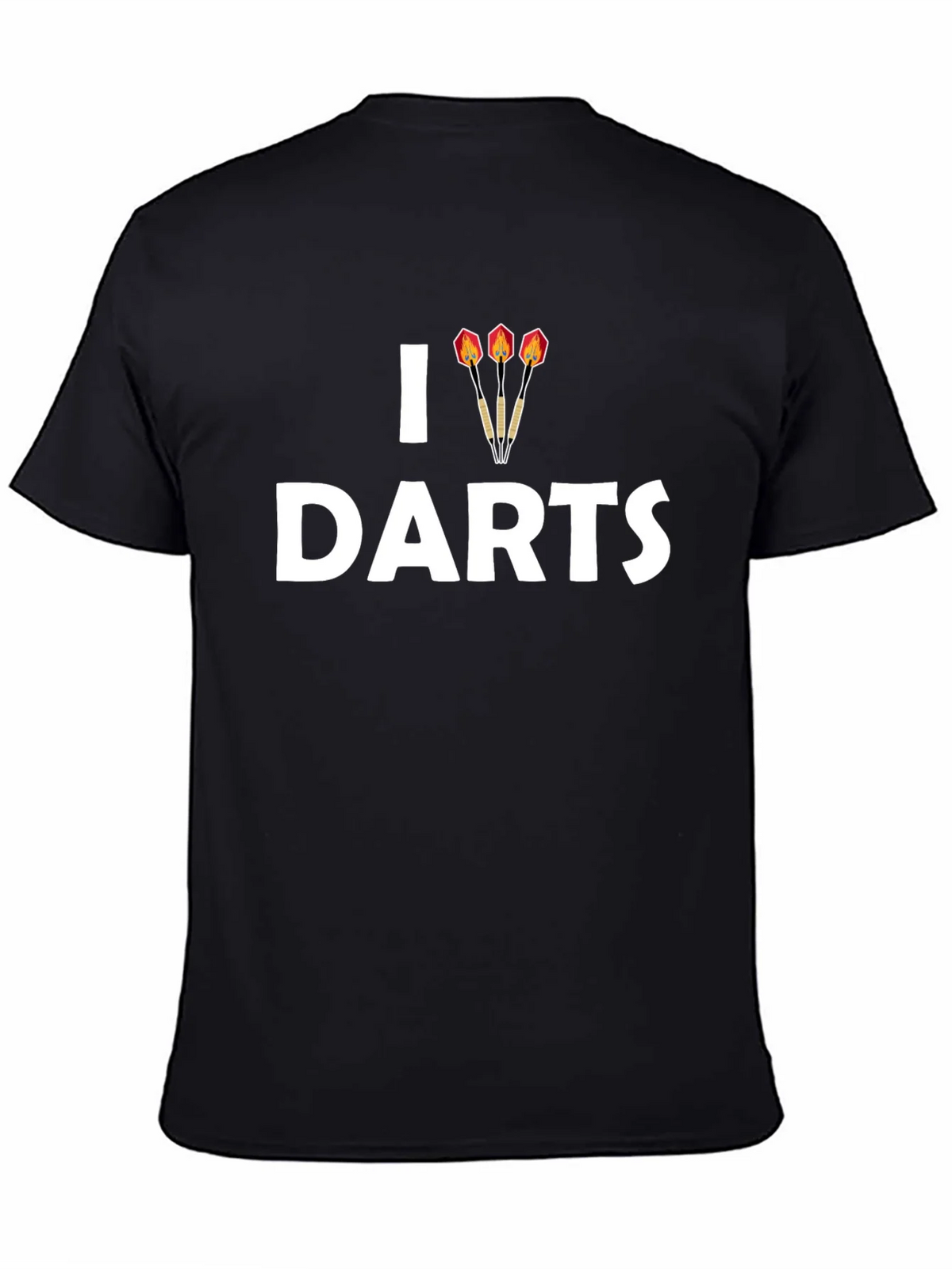 I Dart Darts T-Shirt - Casual Black Tee product image 7