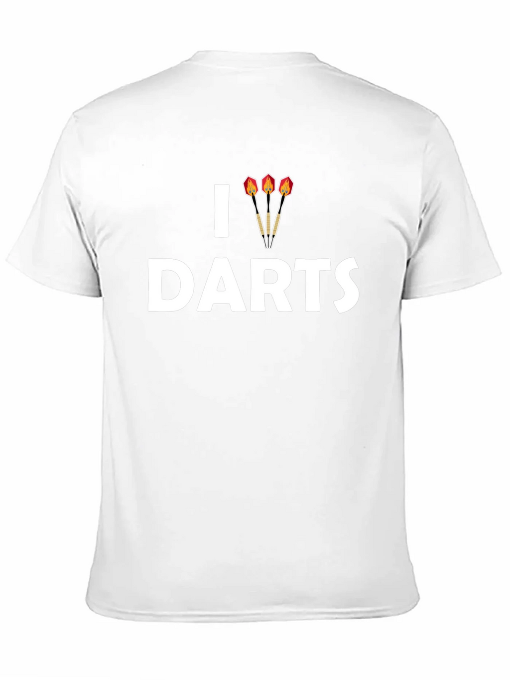 I Dart Darts T-Shirt - Casual Black Tee product image 2