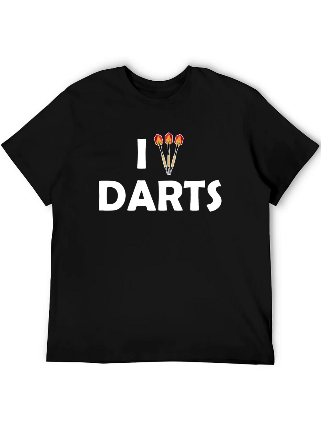 I Dart Darts T-Shirt - Casual Black Tee product image 8
