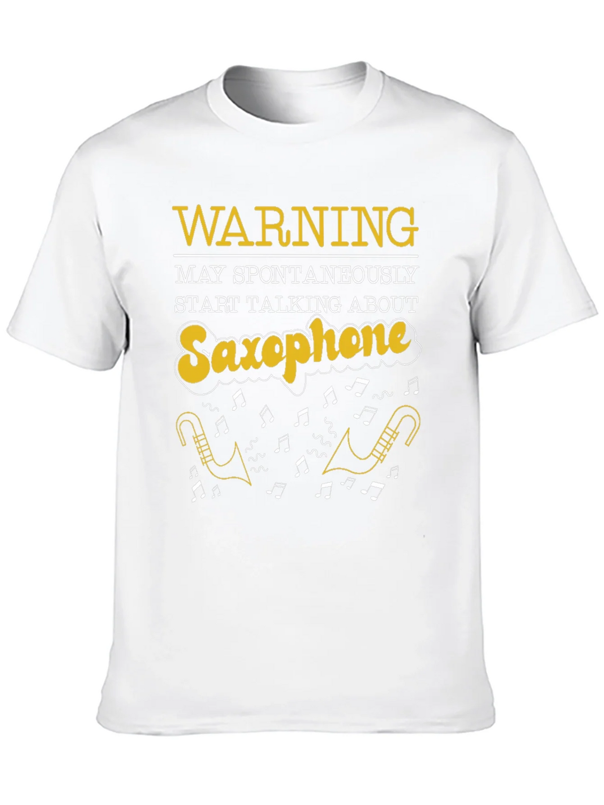 Saxophone T-Shirt: Warning May Spontaneously Talk product image 12