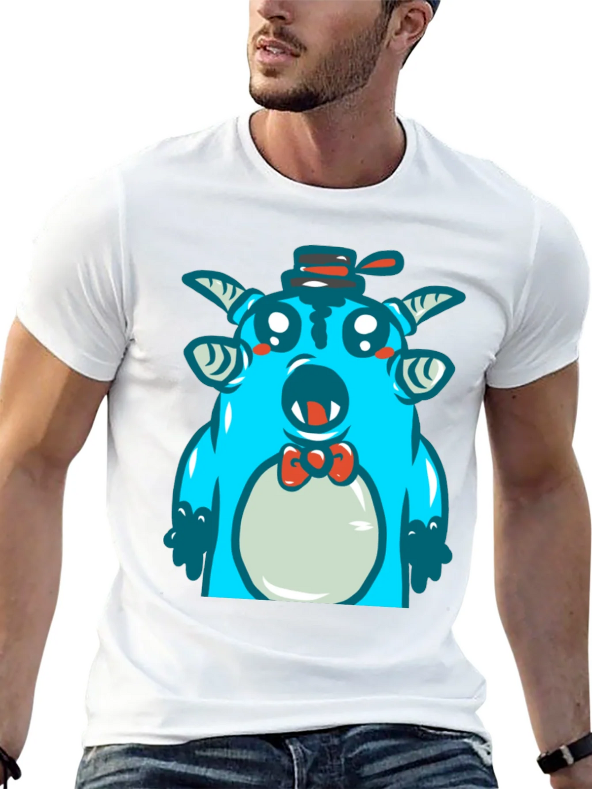Cartoon Monster Graphic Tee product image 4