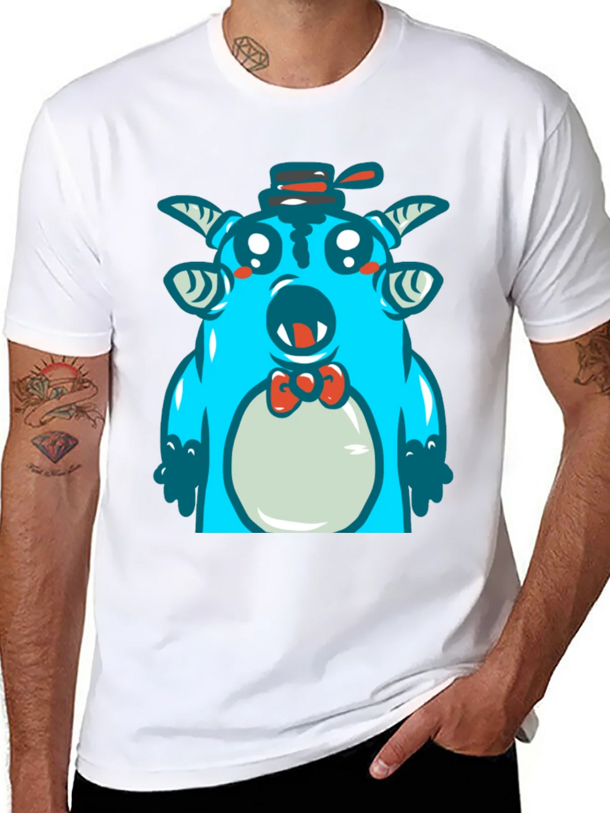 Cartoon Monster Graphic Tee product image 10