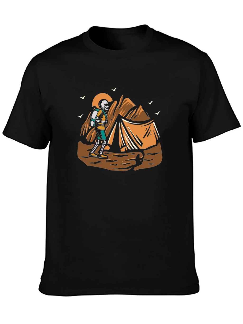 Skeleton Hiker Graphic Tee product image 6