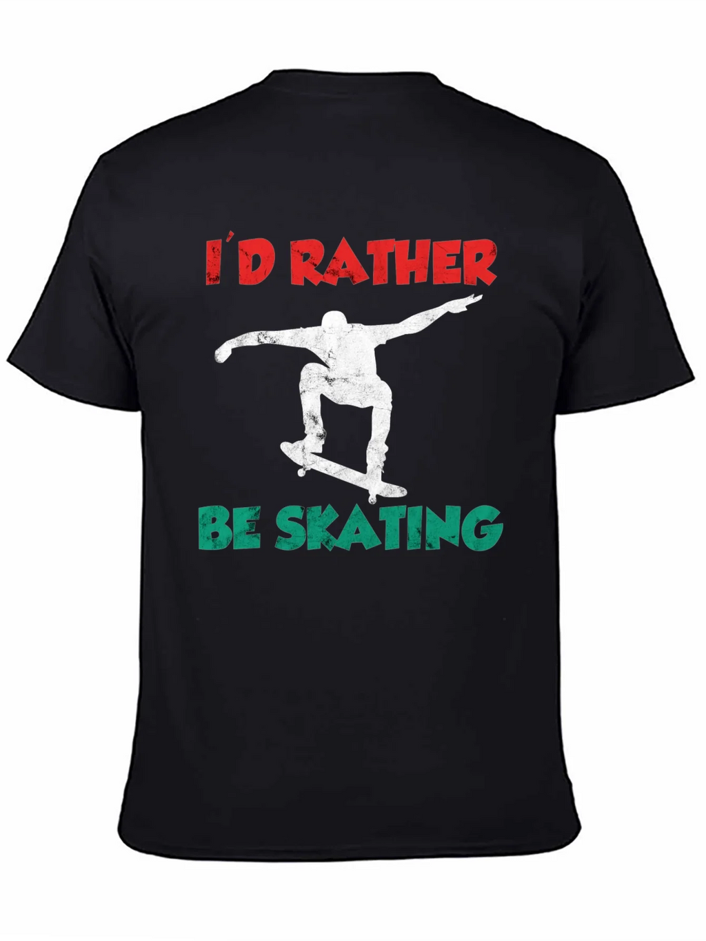 Id Rather Be Skating T-Shirt product image 7