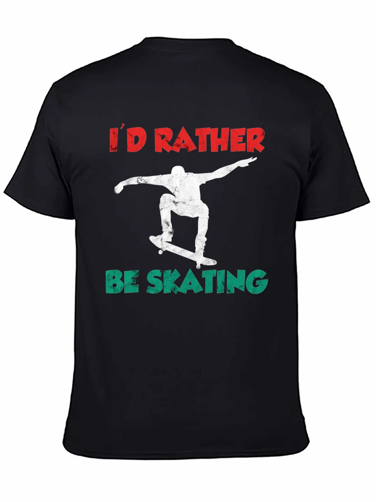 Id Rather Be Skating T-Shirt product image 7