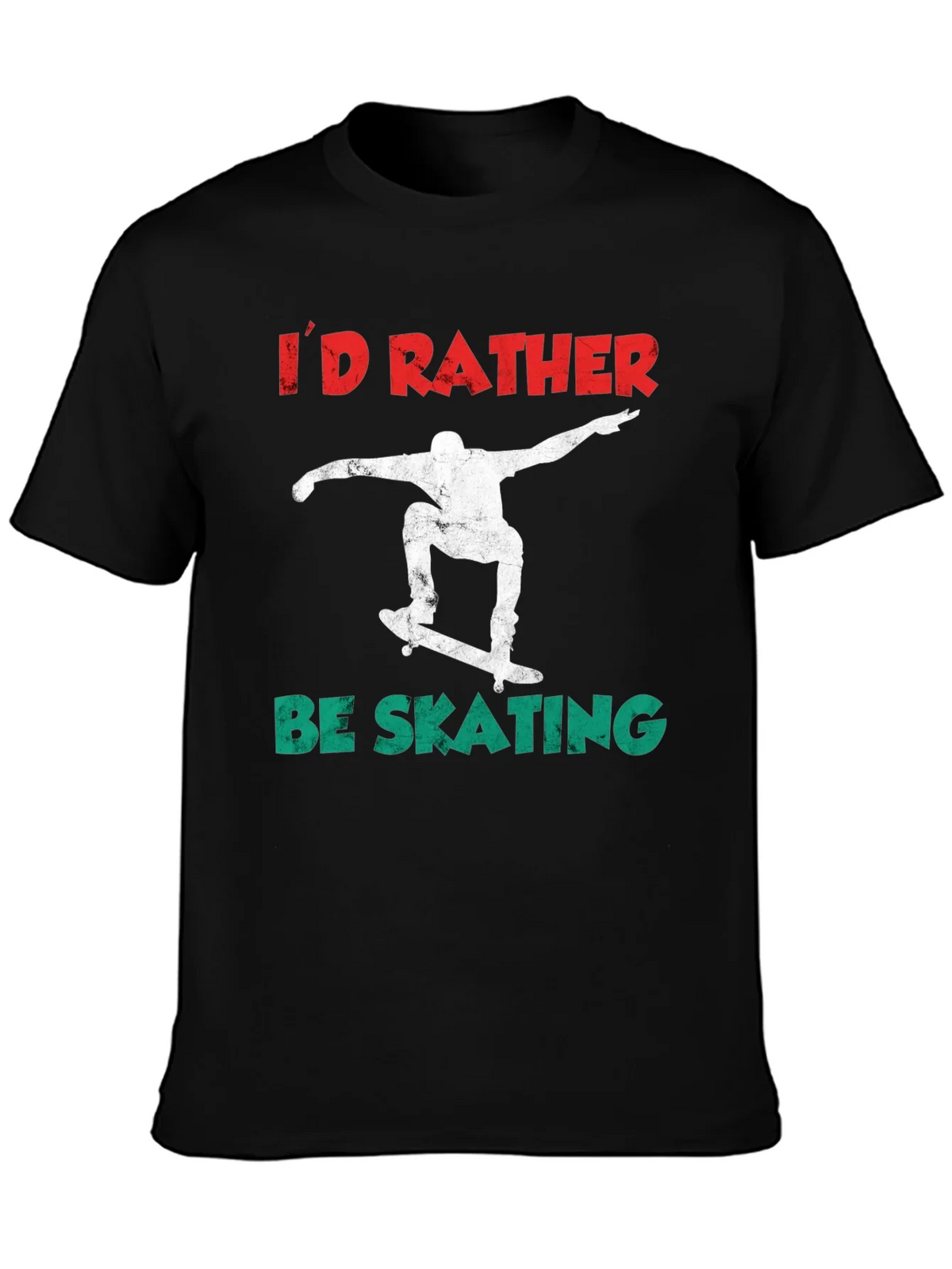 Id Rather Be Skating T-Shirt product image 6