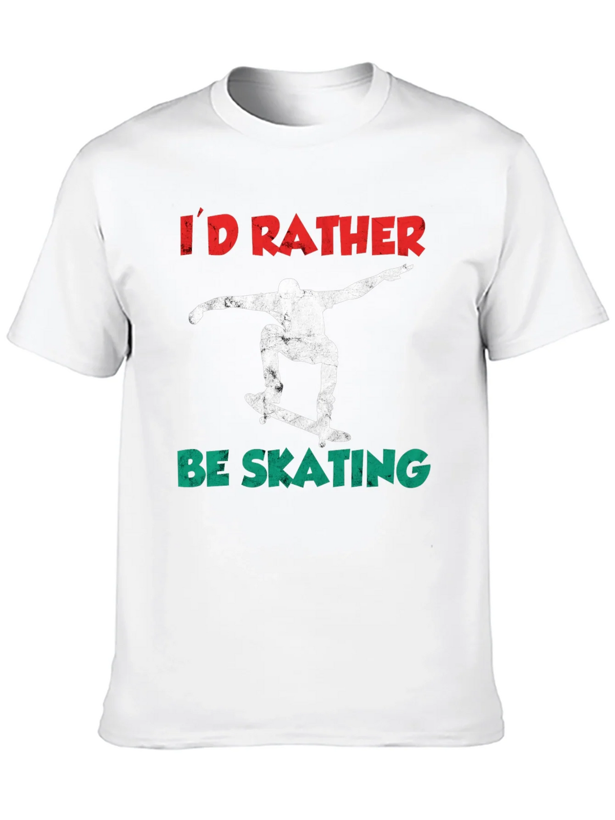 Id Rather Be Skating T-Shirt product image 12