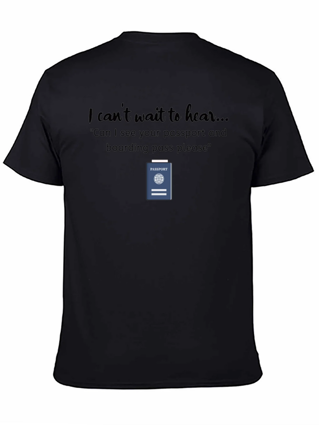 Travel Humor Passport T-Shirt product image 7